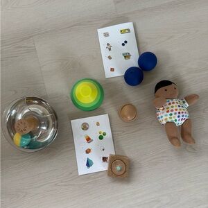 Lovevery The Explorer + The Thinker Vibrant Wooden Stacking Toy Kits